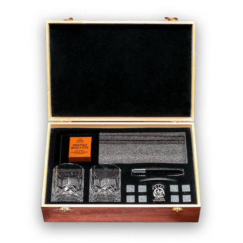 Ardbeg 10 Year Old Whisky Gift Box with Accessories & Savoury Biscuits